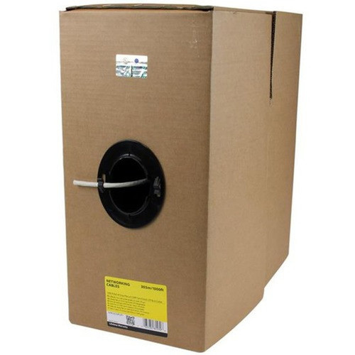 StarTechcom 1000 ft Roll of Gray Plenum CMP Cat 6 Solid UTP Bulk Cable - 1000 ft Category 6 Network Cable for Network Device - Bare - WIRC6CMPGRY