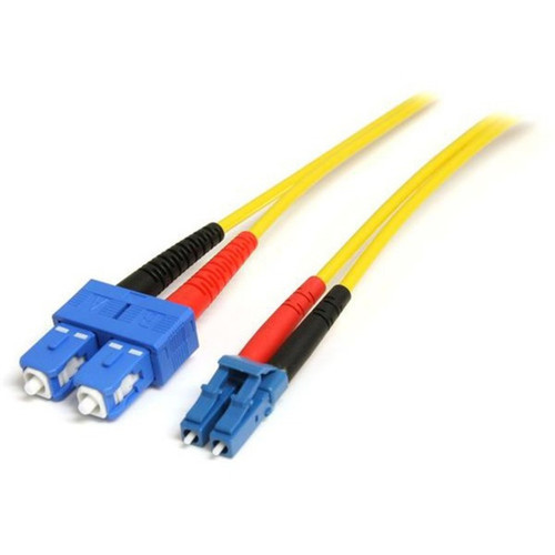 StarTechcom 10m Single Mode Duplex Fiber Patch Cable LC-SC - 328 ft Fiber Optic Network Cable for Network Device - First End 2 x LC SMFIBLCSC10