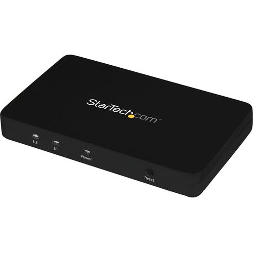 StarTech.com HDMI Splitter 1 In 2 Out - 4k 30Hz - 2 Port - Aluminum - HDMI Multi Port - HDMI Audio Splitter - 30 Hz to 30 Hz - 3840 × (Fleet Network)