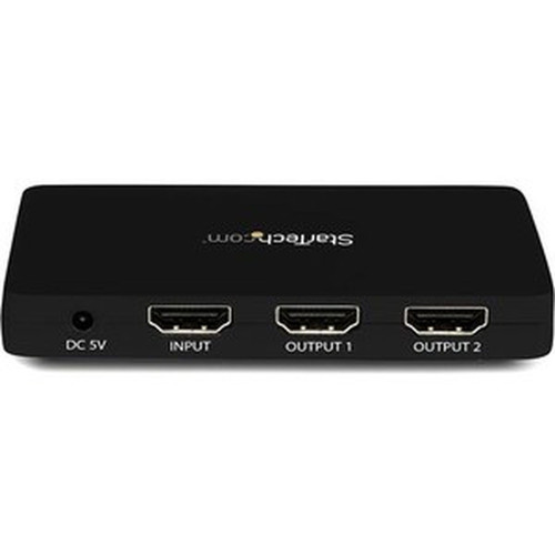 StarTechcom HDMI Splitter 1 In 2 Out - 4k 30Hz - 2 Port - Aluminum - HDMI Multi Port - HDMI Audio Splitter - 30 Hz to 30 Hz - 3840  ST122HD4K