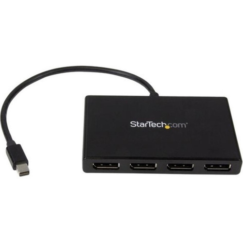 StarTechcom 4 Port Mini DisplayPort MST Hub - 4K 30Hz - Mini DP to DisplayPort Splitter for Multiple Monitors - mDP to DP - Use this MSTMDP124DP