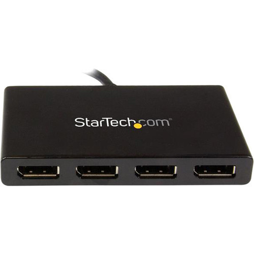 StarTechcom 4 Port Mini DisplayPort MST Hub - 4K 30Hz - Mini DP to DisplayPort Splitter for Multiple Monitors - mDP to DP - Use this MSTMDP124DP