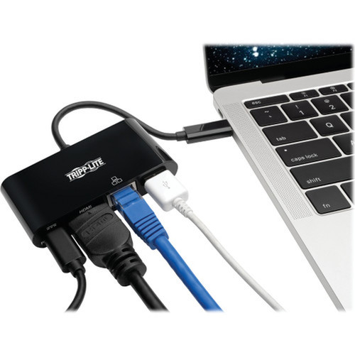 Tripp Lite U444-06N-HGUB-C Docking Station - for NotebookTablet PCDesktop PCSmartphone - 60 W - USB Type C - 2 x USB Ports - 2 x - U444-06N-HGUB-C