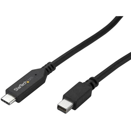 StarTech.com 1.8m / 6 ft USB-C to Mini DisplayPort Cable - USB C to mDP Cable - 4K 60Hz - Black - Use this cable to connect a USB-C to (Fleet Network)