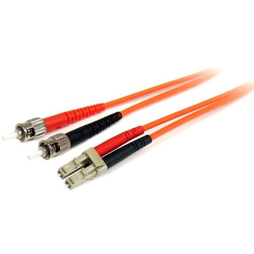 StarTech.com 2m Fiber Optic Cable - Multimode Duplex 62.5/125 - LSZH - LC/ST - OM1 - LC to ST Fiber Patch Cable - LC Male - ST Male - (Fleet Network)