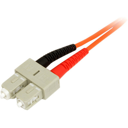 StarTechcom 3m Fiber Optic Cable - Multimode Duplex 625125 - LSZH - LCSC - OM1 - LC to SC Fiber Patch Cable - LC Male - SC Male - FIBLCSC3