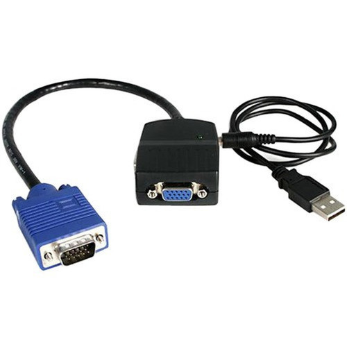 StarTechcom 2 Port VGA Video Splitter - USB Powered - 1 x HD-15 Video In ST122LE