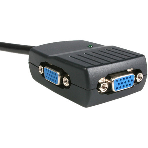 StarTechcom 2 Port VGA Video Splitter - USB Powered - 1 x HD-15 Video In ST122LE