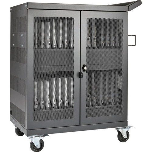 Tripp Lite CSC32AC 32-device AC Charging Cart - PushPull Handle - 4 Casters - 4 10160 mm Caster Size - Steel - 348 Width x x - CSC32AC