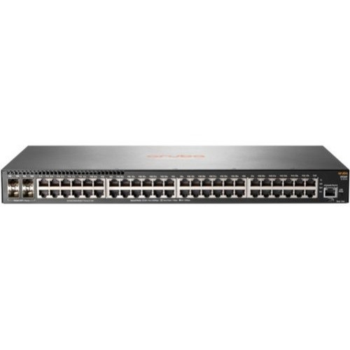 HPE Aruba 2930F 48G 4SFP Switch - 48 Ports - Manageable - 3 Layer Supported - Modular - Twisted Pair Optical Fiber - 1U High - - JL254AABA