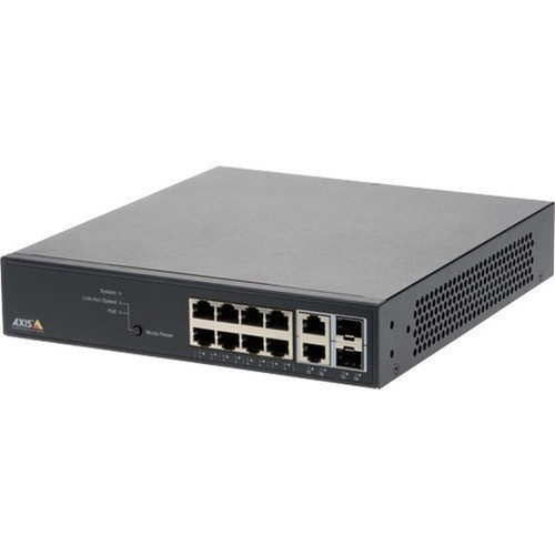 AXIS T8508 PoE Network Switch - 8 Ports - Manageable - Gigabit Ethernet - 1000Base-X - 2 Layer Supported - 2 SFP Slots - Power Supply 01191-004