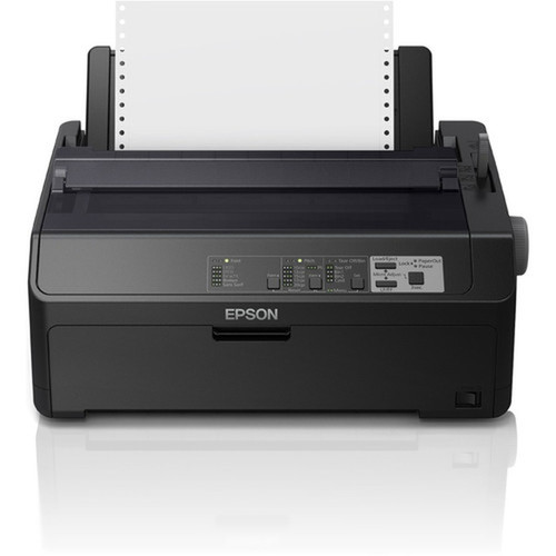 Epson FX-890II 9-pin Dot Matrix Printer - Monochrome - Energy Star - 680 cps Mono - USB - Parallel - Ethernet C11CF37202