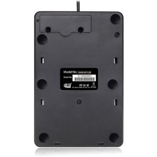 Adesso AKB-601UB - USB Spill Resistant 18-Key Numeric Keypad - Cable Connectivity - USB Interface - 18 Key - English US - Windows - AKB-601UB