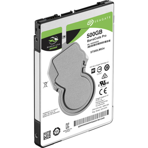Seagate BarraCuda ST500LM034 500 GB Hard Drive - Internal - SATA SATA600 - 7200rpm - 128 MB Buffer ST500LM034