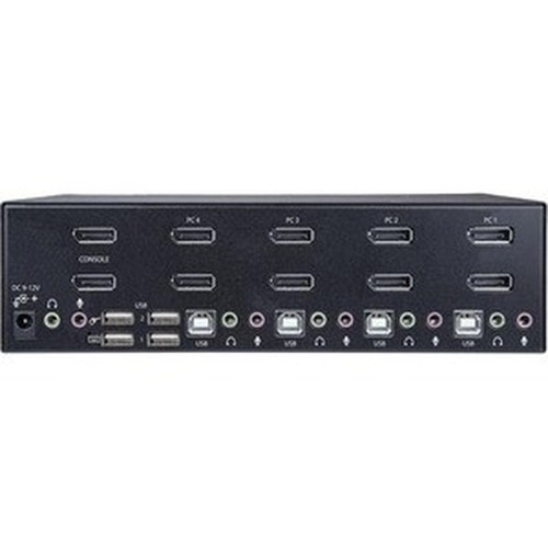 StarTechcom DisplayPort KVM - 4 port - 4K 60Hz - Dual Monitor KVM - DisplayPort Switch - KVM DisplayPort - Desktop KVM Switch - This SV431DPDDUA2