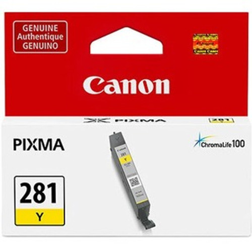 Canon CLI-281 Ink Cartridge - Yellow - Inkjet (Fleet Network)