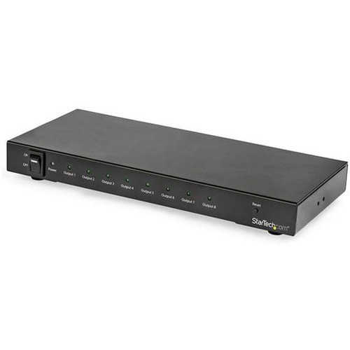 StarTech.com 8-Port 4K 60Hz HDMI Splitter - HDR Support - HDMI 2.0 Splitter - 7.1 Surround Sound Audio - Easily distribute an HDMI to (Fleet Network)