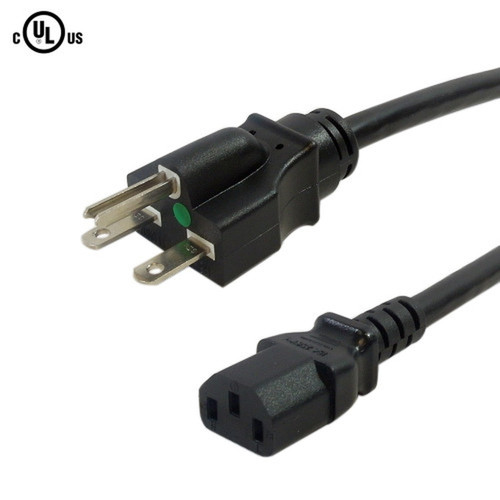 6ft Hospital Grade 6-15P to C13 Power Cable 14AWG SJT 250V 15A FN-PW-H135-06