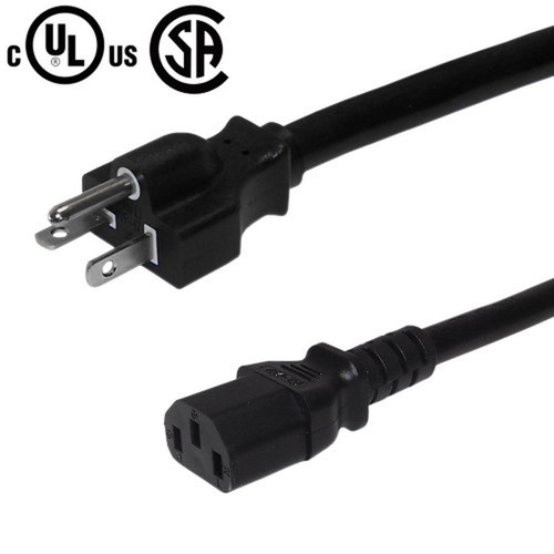 3ft NEMA 5-20P to IEC C13 Power Cable - 14AWG SJT FN-PW-130-03