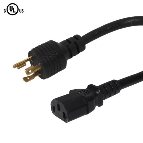 15ft NEMA L6-20P to IEC C13 Power Cable - 14AWG SJT FN-PW-145-15