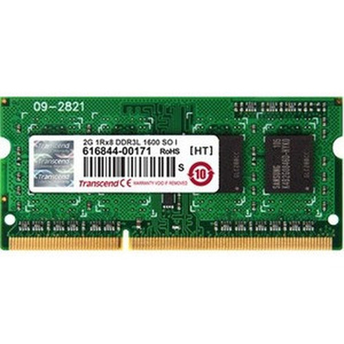 Transcend 4GB DDR3L SDRAM Memory Module - 4 GB - DDR3L-1600PC3-12800 DDR3L SDRAM - CL11 - 135 V - Non-ECC - Unbuffered - 204-pin - TS512MSK64W6H-I