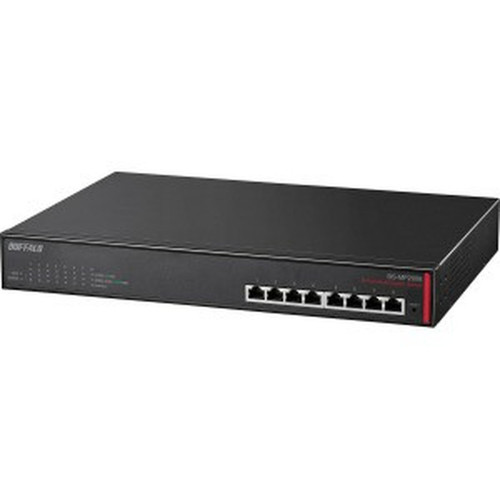 Buffalo Multi-Gigabit 8 Ports Business Switch BS-MP2008 - 8 Ports - 2 Layer Supported - Twisted Pair - Desktop Rack-mountable - BS-MP2008