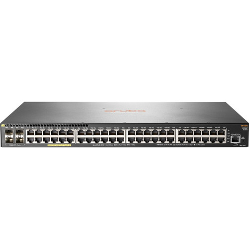 Aruba 2930F 48G PoE+ 4SFP+ 740W Switch - 48 x Gigabit Ethernet Network, 4 x 10 Gigabit Ethernet Expansion Slot - Manageable - Twisted (Fleet Network)