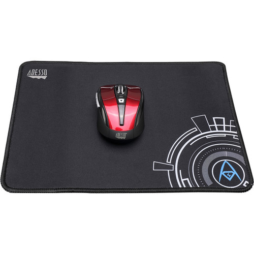 Adesso TRUFORM P102 - 16 x 12 Inches Gaming Mouse Pad - 013 318 mm x 12 30480 mm x 16 40640 mm Dimension - Black - Rubber TRUFORM P102