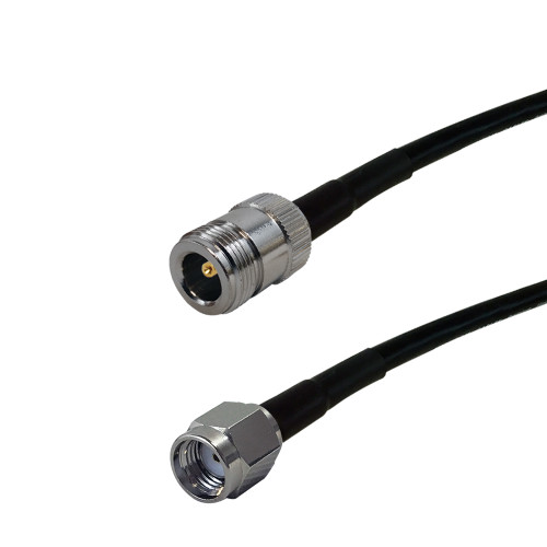 3ft RG174 N-Type Female to SMA-RP (Reverse Polarity) Male Cable ( Fleet Network )