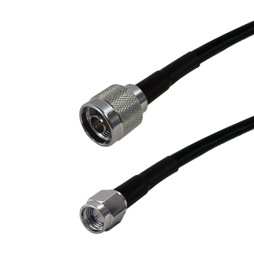 25ft LMR-195 N-Type Male to SMA Male Cable ( Fleet Network )