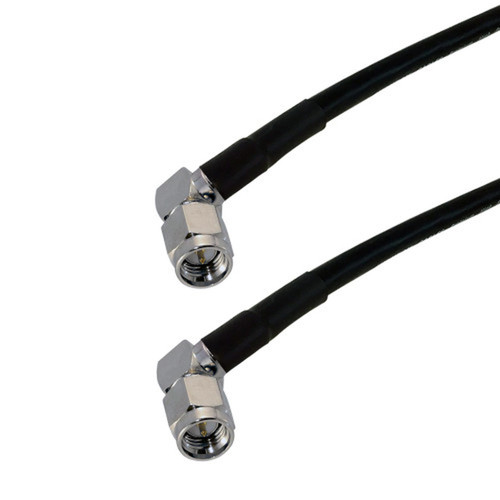15ft LMR-195 SMA Right Angle Male to SMA Right Angle Male Cable FN-RF1-1414-015