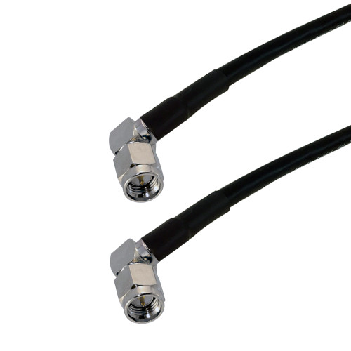 3ft LMR-195 SMA (Right Angle) Male to SMA (Right Angle) Male Cable ( Fleet Network )
