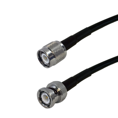 6 inch LMR-195 TNC Male to BNC Male Cable ( Fleet Network )