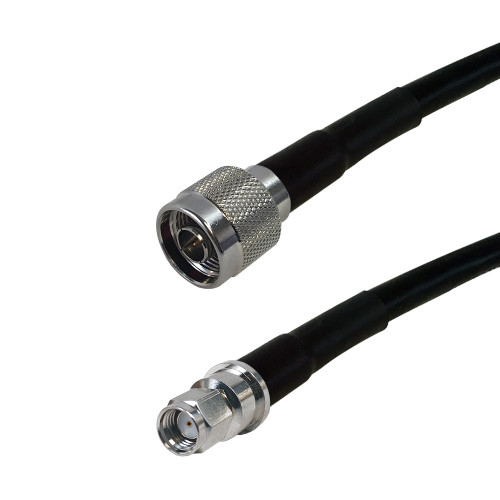 125ft LMR-400 N-Type Male to SMA-RP (Reverse Polarity) Male Cable ( Fleet Network )