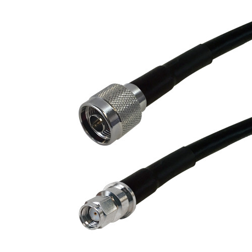 50ft LMR-400 N-Type Male to SMA-RP (Reverse Polarity) Male Cable ( Fleet Network )