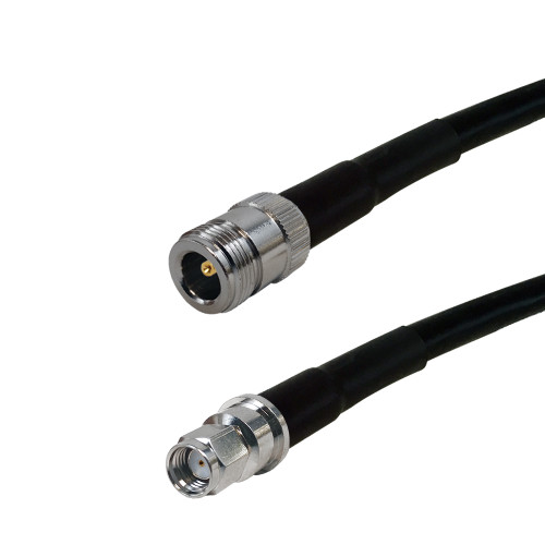 100ft LMR-400 N-Type Female to SMA-RP (Reverse Polarity) Male Cable ( Fleet Network )