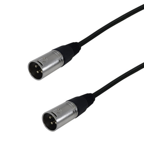 25ft Premium  3-Pin XLR DMX Male To Male Cable FN-DMX-3MM-25