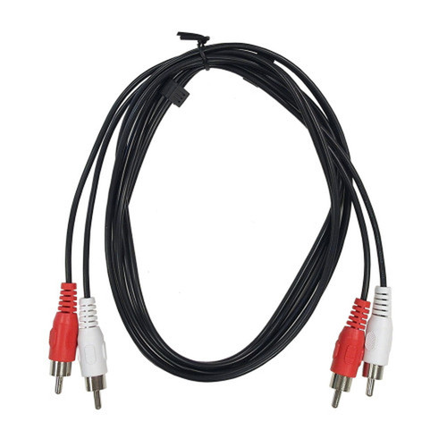 25ft Molded Dual Channel RCA Male to Male Audio Cable FN-RCA2E-25