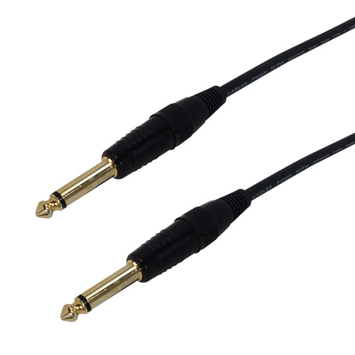 1.5ft Premium TS Mono Male to TS Mono Male Instrument/Guitar Cable ( Fleet Network )
