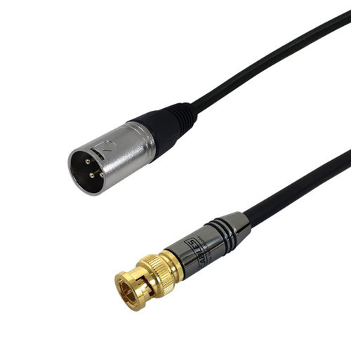25ft Premium  XLR Male to BNC Male Unbalanced Cable FN-XLRM-BNC-25