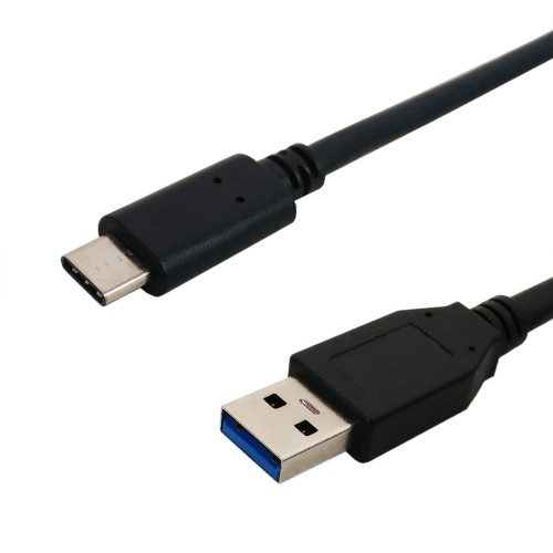 6ft USB 3.1 Type-C Male to A Male Cable 5G 3A - Black ( Fleet Network )