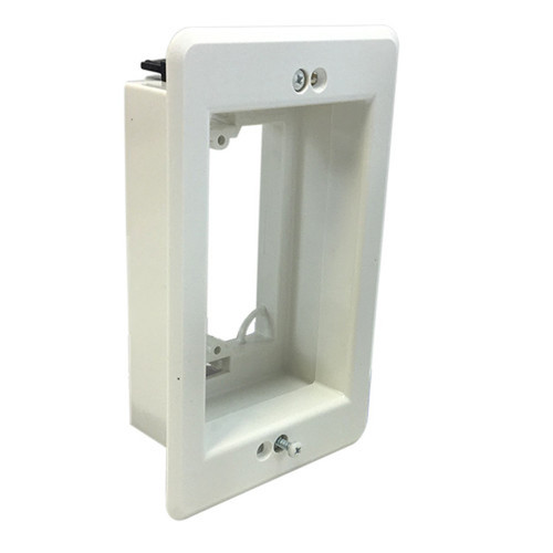 Recessed Drywall Clip - Plastic Single Gang PrePost Construction FN-WP-CLIP-R