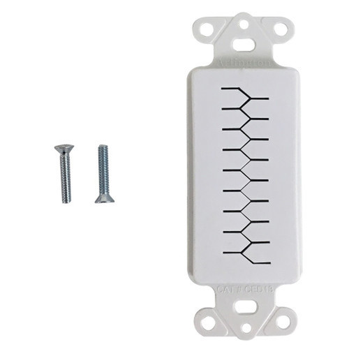 Decora Strap Pass Through Slotted Style - White FN-WP-DPS-WH