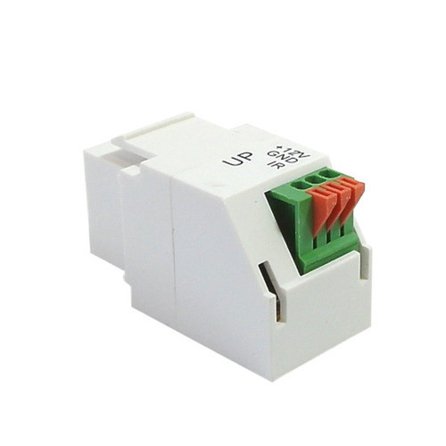 35mm Push Button to Female Keystone Wall Plate Insert FN-WP-IN-35MMP