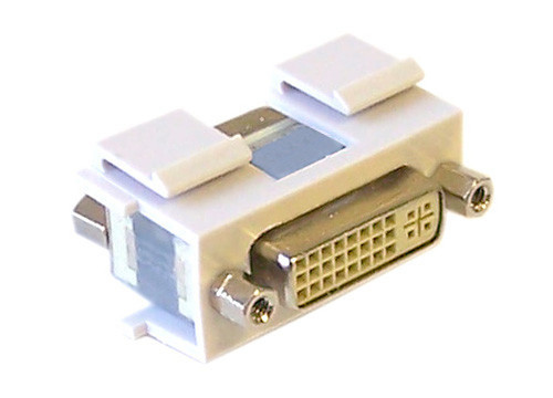 DVI FemaleFemale Double-Keystone Wall Plate Insert FN-WP-IN-DVI