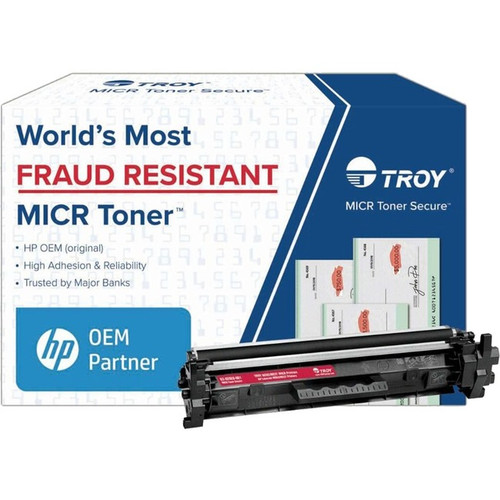 Troy Toner Secure Original MICR Standard Yield Laser Toner Cartridge CF230A - Black - 1 Pack - 1600 Pages (Fleet Network)