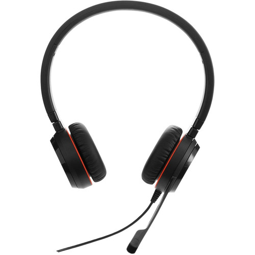 Jabra Evolve 30 II Headset - Stereo - Mini-phone (3.5mm) - Wired - Over-the-head - Binaural - Circumaural - 3.9 ft (1.20 m) Cable - - (Fleet Network)