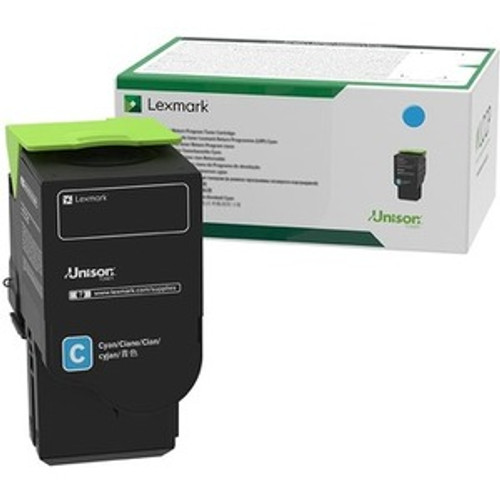 Lexmark Unison Toner Cartridge - Cyan - Laser - Standard Yield - 1400 Pages (Fleet Network)