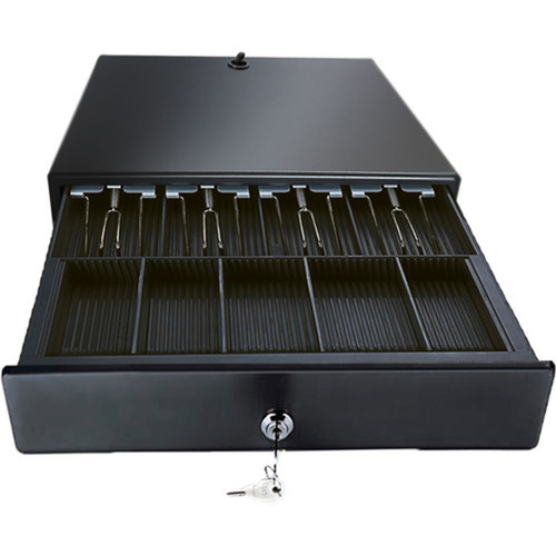 Adesso 13 POS Cash Drawer With Removable Cash Tray - 4 Bill - 5 Coin - 2 Media Slot - 3 Lock Position - Steel - 325 8255 mm x x MRP-13CD