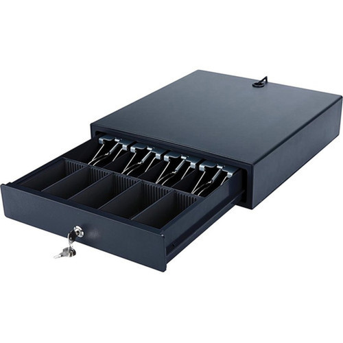 Adesso 13 POS Cash Drawer With Removable Cash Tray - 4 Bill - 5 Coin - 2 Media Slot - 3 Lock Position - Steel - 325 8255 mm x x MRP-13CD